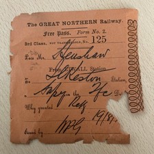 Railway.   TICKET,   (. From