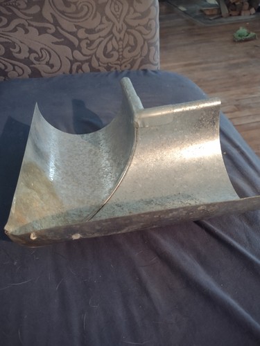 Inch round galvanized - inch, gutter