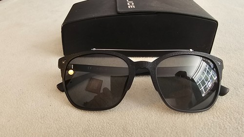 Police black frame polarized