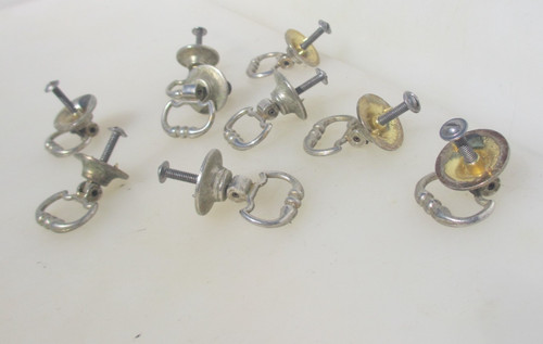 Vintage metal drawer handle - vintage,
