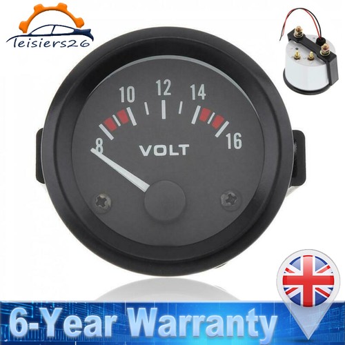 52mm voltmeter dc - 52mm, 12v
