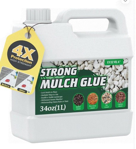 Concentrate mulch rock - mulch, glue