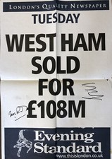 West Ham signed billboard