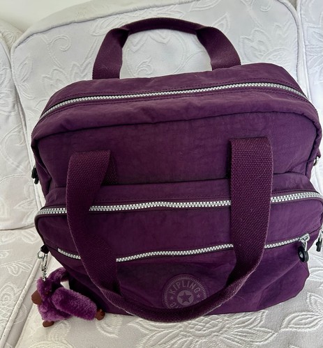 Kipling maroon tote travel - maroon, tote/travel