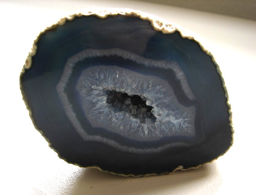 Brazilian blue banded agate
