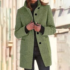 Womens Wool Blazer Coat Jacket