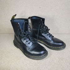 MARKE NIIH Bouncing Soles Unisex Boots Shoes Size 5.5 - 5 Black Leather LaceUP