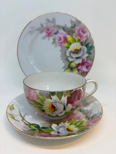 Vintage japanese yellow pink - vintage,