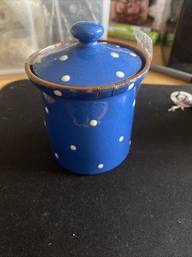 Pretty tall earthen ware - ware, jam