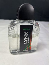 Lynx Shave Africa Aftershave 100ml Vintage Retro Just Over Half Discontinued 60%