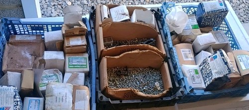 Job lot bolts screws - lot, meccano