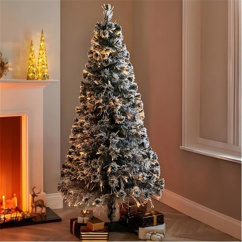 Fibre optic christmas - tree, 6ft