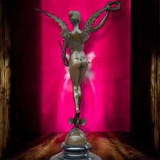 Bronze Sculpture Statue Woman