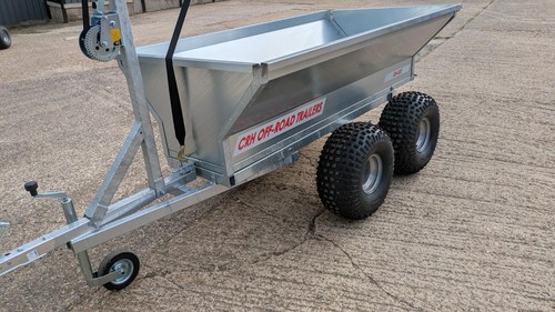 Off road galv tipping trailer - off-road,