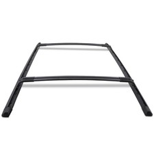 RANGE ROVER VOGUE L322 02-12 BLACK ROOF RAIL RAILS RACK CROSS BARS