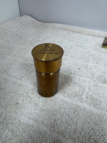 Antique microscope lens - lens, brass