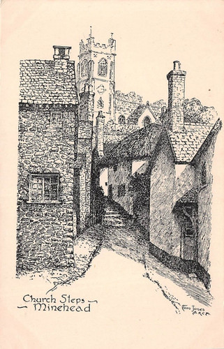 Minehead church steps a - minehead,