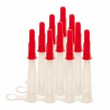 Pack of  12 Spare Resealable Std Fit Nozzles Sealable Cap sealant adhesive