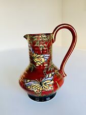 Crown Devon Fielding Lustre Ware Ewer 1930s Butterlies