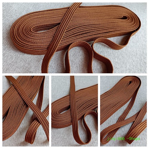 Brown silk ito sageo - silk,