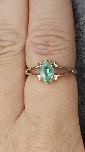 Paraiba tourmaline gold ring - tourmaline,