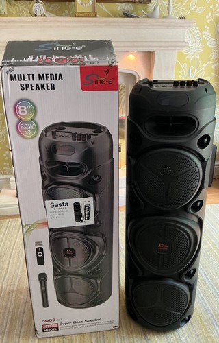 Large multi media speaker with - media,