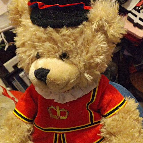 Guard plush bear soft - guard, toy
