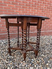 Large Solid Oak Barley Twist