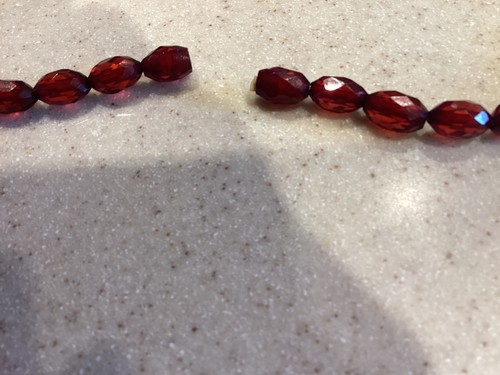 Long string vintage - long, faceted