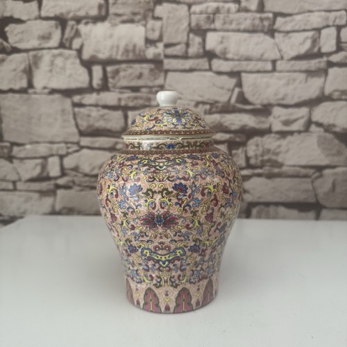 19cm tall red floral - 19cm, pattern