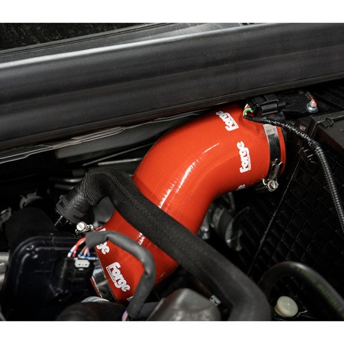 Forge red silicone inlet - silicone, hose