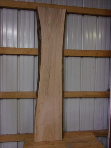 Rustic beech slab kiln - rustic,