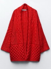 ZARA NEW WOMAN OPEN WOOL