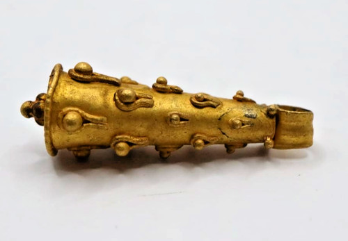 Roman gold hercules - hercules, club
