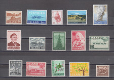 Iceland mnh 15 different - mnh,