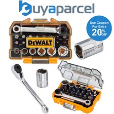 Dewalt DT71516 24 Piece Socket Ratchet Wrench Screwdriver Bit Set PZ2 PH2 TORX
