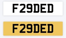 FADED Private number plate