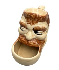Vintage Price Kensington Shaving Mug In Shape Of Male Head