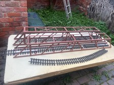 G Scale BRIDGE X2 5ft each in length Aluminium, TRACK M1 see photos condition. 