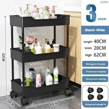 3 Tier Storage Trolley Cart on