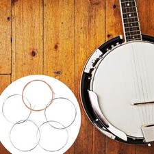 5x Banjo Strings Music Instrument Accessories Easy to Install Quality Sound
