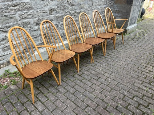 Set six ercol - of,