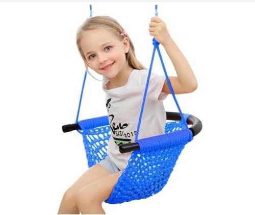 Hand knitting toddler swing - toddler,