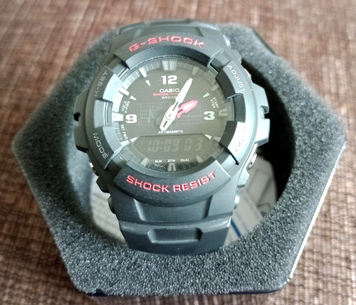 Casio shock g100 - g-shock, watch