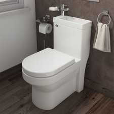 White Cloakroom 2 in 1 Close