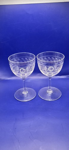 Antique crystal port - 2, /