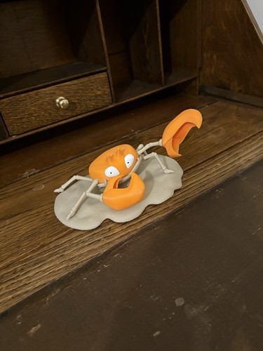 Krabby pokemon figurine decor - krabby,