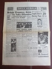 WW2 Newspaper Britain Prepares