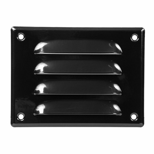 Black metal air vent - metal, grille
