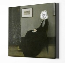 MR BEAN WHISTLERS MOTHER CANVAS PRINT POSTER PHOTO FUNNY MOVIE WALL ART DECOR